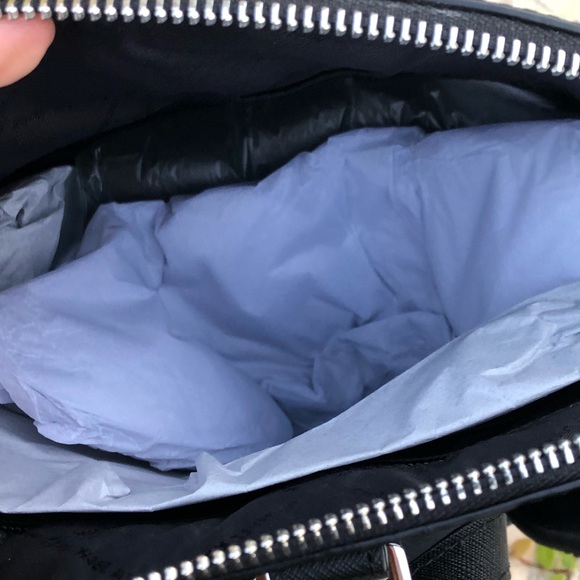 NWT Michael Kors LG Emmy Backpack black silver - Picture 7 of 7